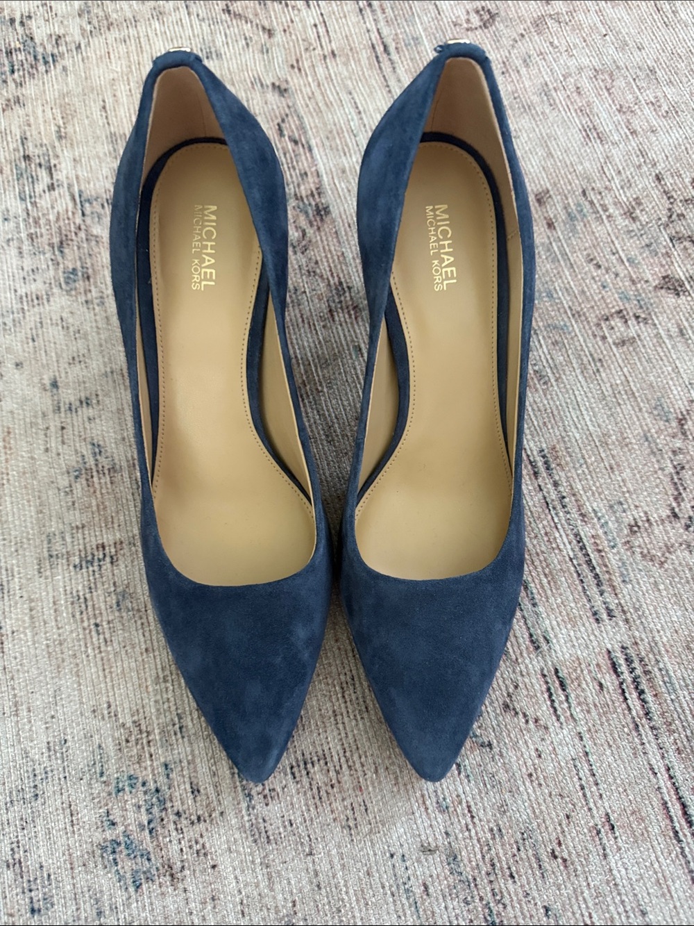 Michael Kors Suede Pointed-Toe Pumps - Picture 3 of 5